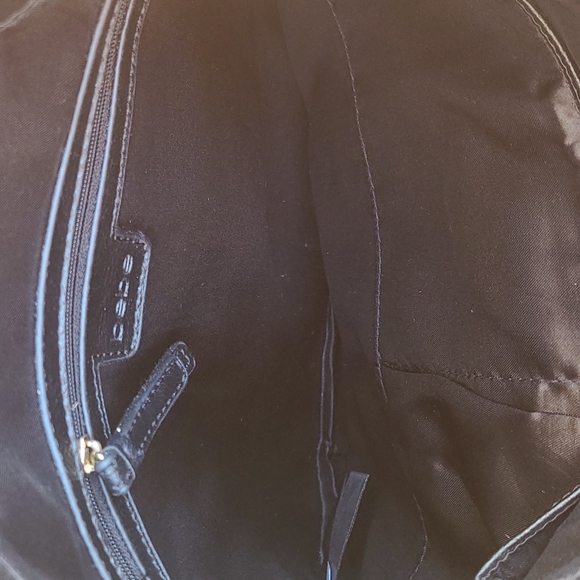 BEBE Black Fringe Shoulder Bag - Picture 8 of 13